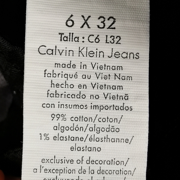 Calvin Klein EUC Jeans Womens 6 Corduroy Straight - Picture 9 of 10